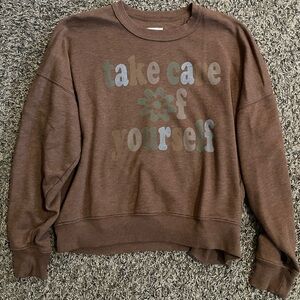 American Eagle Brown Crewneck